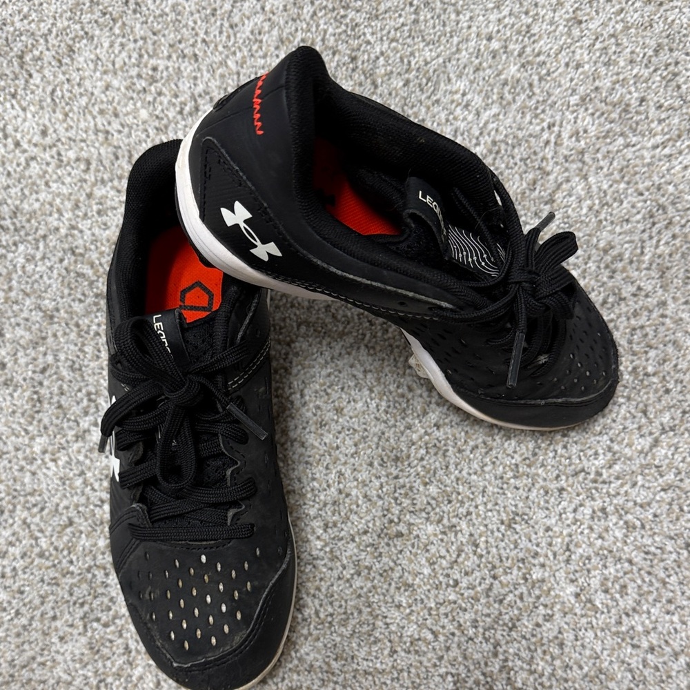 Under Armour Black and White Sports Sneakers